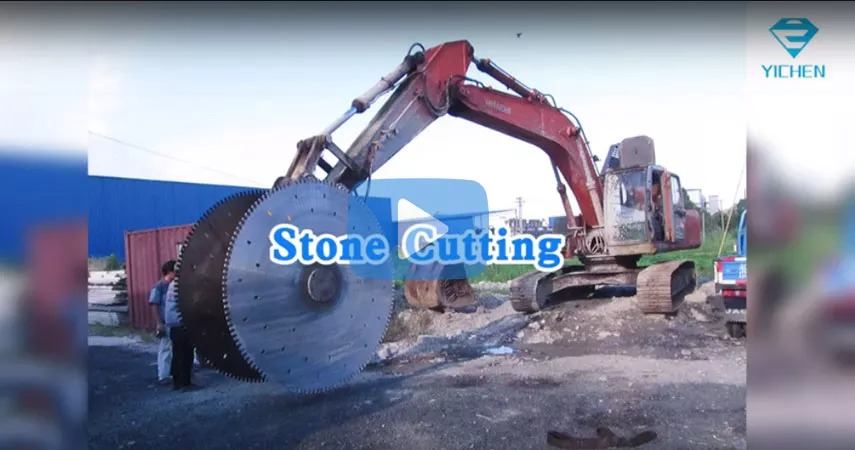 Yichen Rock Saw is a hydraulic saw attachment to be used on bulk and detailed excavations. Ideal for cutting any type of rock at great speed. Stone cutting by rock saw is very easy. If fitted with special blades can also cut reinforced concrete and timber. The single blade rock saw and double blade rock saw series cover the whole range of excavators from 8 to 45 tons. Customized rock saws can fully meet the diverse construction needs of customers.