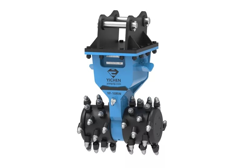 Fresadora de tambor transversal para excavadora de 8-16 t