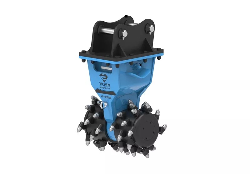 Fresadora de tambor transversal para excavadora de 2,5-6 t